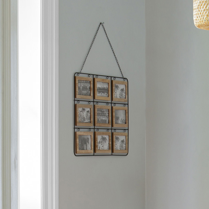 Rama foto Atmosphera Vivek pentru 18 poze, 64x49 cm, cadru metalic, maro [2]