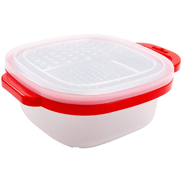 Razatoare 3in1 cu Bol pentru Legume si Fructe, PVC cu Calitate Premium, Verde [8]