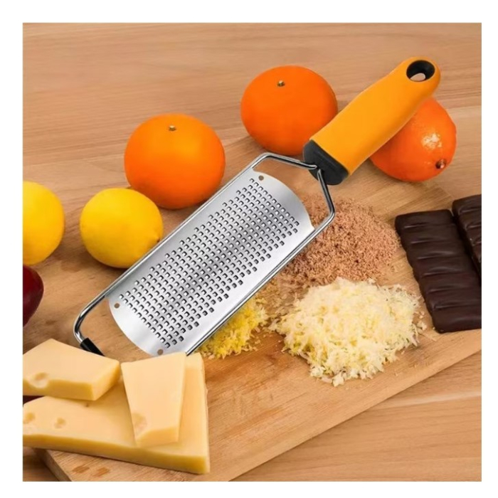 Razatoare manuala , perie inclusa, Inox, usor de utilizat, 31x6.7 cm, Galben [2]