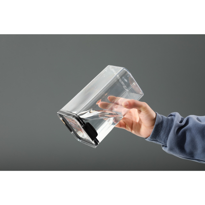 Recipient din Plastic, , pentru Alimente/Obiecte, Inchidere Ermetica, 10.2 x 24.2 cm, 1800 ml, Transparent [4]