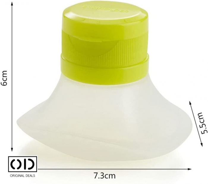 Recipient gradat din silicon Vinegreta din silicon Sticla din silicon Recipient din silicon pentru ulei si otet recipient din silicon pentru sos	 recipient sos recipient sticla sos vinegreta [8]