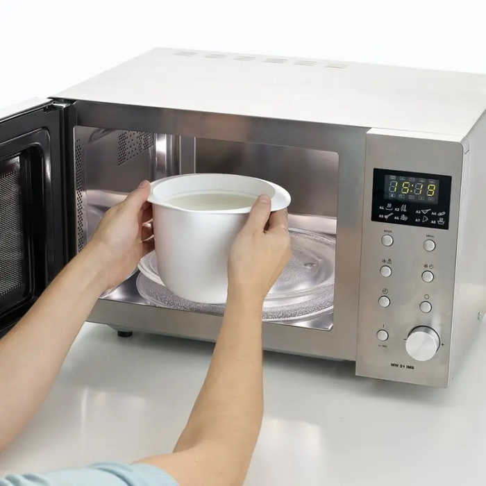 Recipient pentru Preparat Branza, , Capac de Silicon, Cheese Maker din Plastic, Strecuratoare, 17x14.5x12.8 cm, Verde [4]