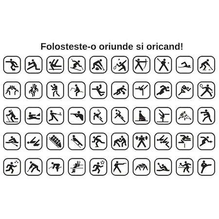 Rola Banda Adeziva cu Pansament de Sustinere pentru Sportivi si Atleti, 3.8cm x 9.1m, Premium [2]