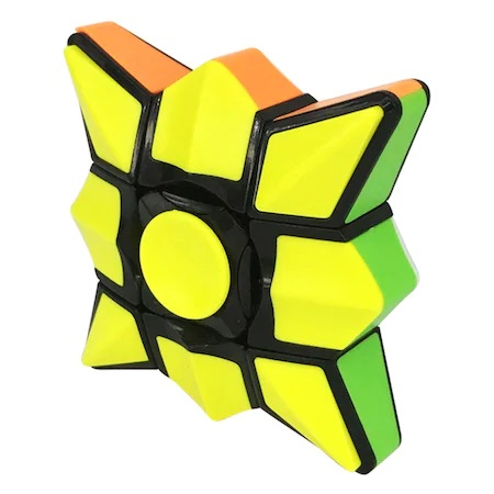 Jucarie Inteligenta Spinner Rubik cu 6 Culori si Diferite Posibilitati de Aranjare, Jucarie Antistres, Multicolor [3]