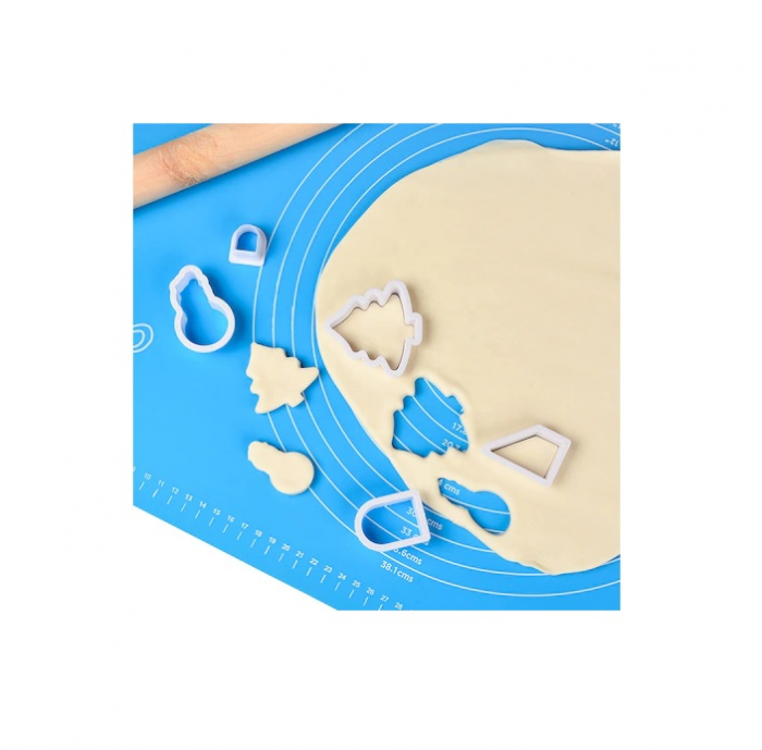 Napron din Silicon Alimentar pentru Framanat Coca si Pregatit Aluatul de Prajituri, 65 x 45 cm [3]