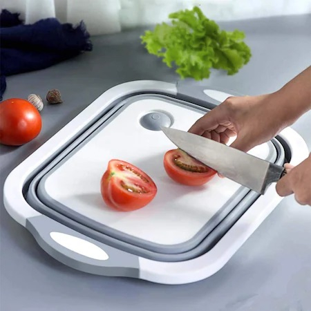 Tocator si Caston Pliabil din PVC si Silicon cu Buton de Scurgere a Apei, Premium [10]