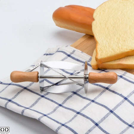 Rola cu Cutit de Taiat Aluat pentru Croisante, Inox, 20 x 6 cm [15]