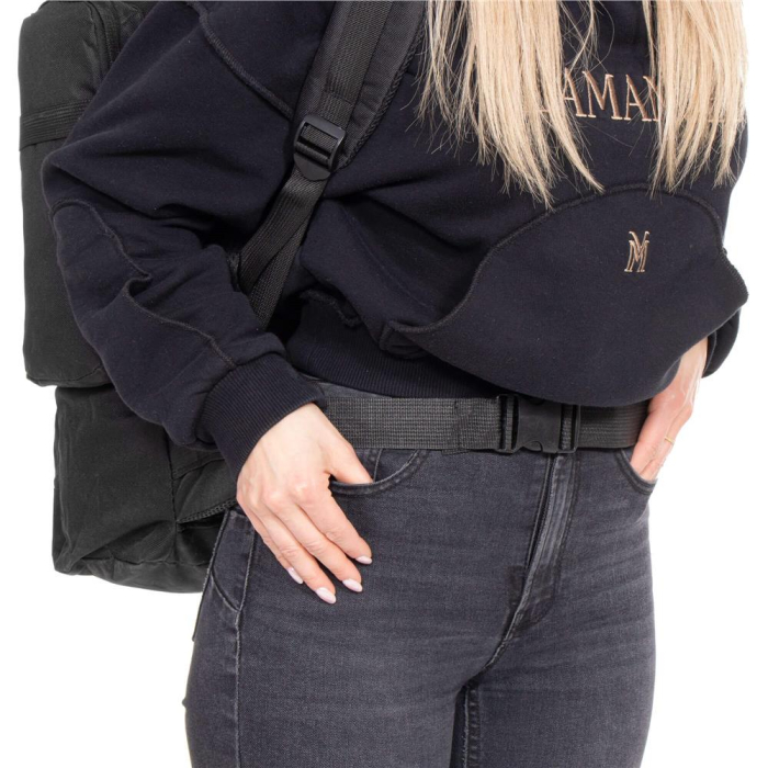 Rucsac drumetie de capacitate mare, 60L, compartimentat, hamuri reglabile, negru [13]