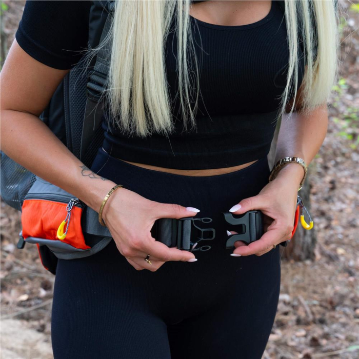 Rucsac tactic militar pentru drumetie, cu husa de ploaie, 70 litri, 25 kg, 68x35x20 cm, gri portocaliu [16]