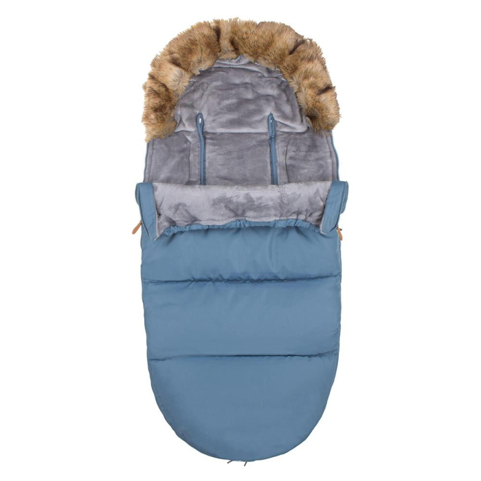 Sac iarna de bebelusi pentru carucior, marime universala, 90x45cm, albastru [12]