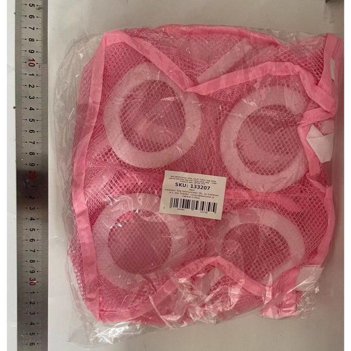 Sac pentru Spalare Incaltaminte, , pentru Masina de Spalat, 28x24.5x8 cm, Roz [6]