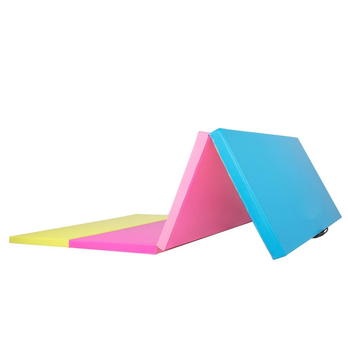 Saltea fitness groasa, dimensiune XXL, pentru antrenamente gimnastica, 240x120x5 cm, multicolor [3]