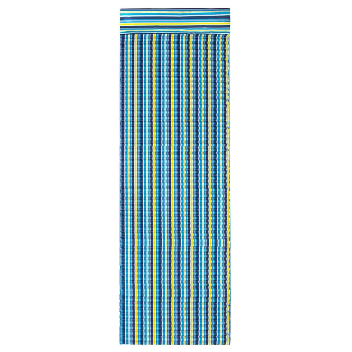 Saltea pentru plaja pliabila, din spuma, ultra-usoara, cu perna si maner de transport, 60x180cm, albastru galben [3]