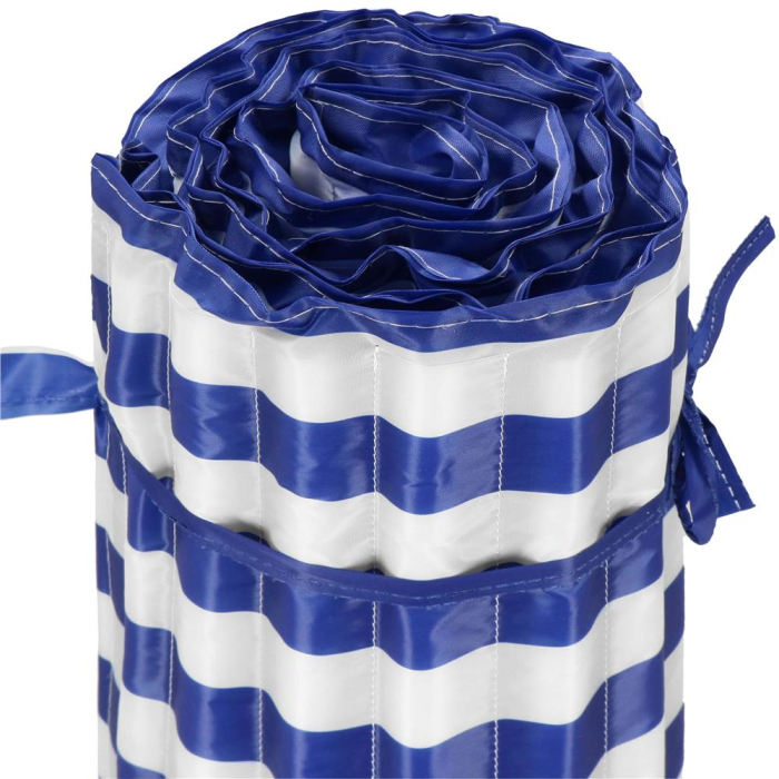 Saltea plaja pliabila din spuma EPE, cu maner si prindere, 180x60x1 cm, albastru cu dungi [14]