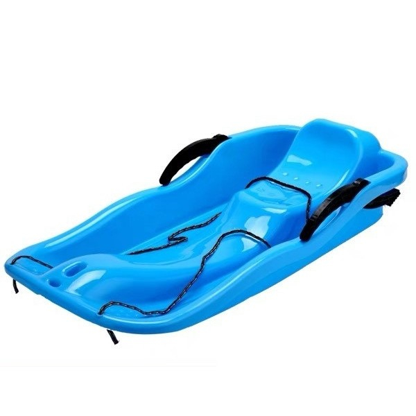 Sanie, , din Plastic, +3 Ani, 87 x 40 x 17.5 cm, cu Frana si Franghie, pentru Adulti si Copii, Albastru [2]