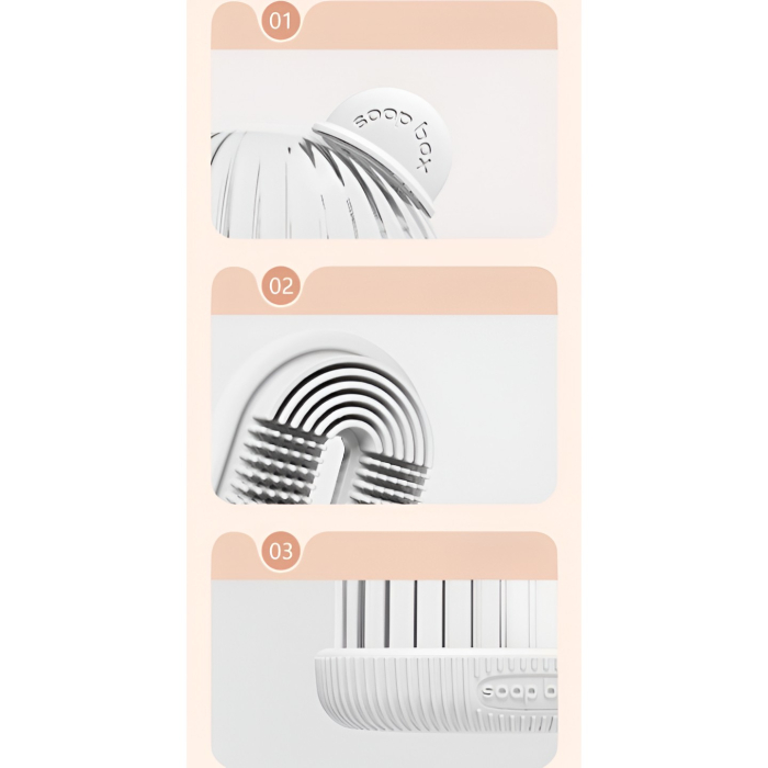 Sapuniera de Calatorie, , Suport pentru Sapun cu Scurgere a Apei, Recipient cu Capac Depozitare, Savoniera pentru Baie, 12.6x6.1x8.4cm, Alb [6]