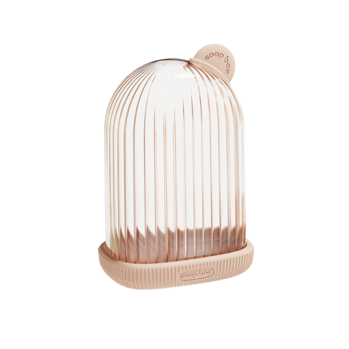 Sapuniera de Calatorie, , Suport pentru Sapun cu Scurgere a Apei, Recipient cu Capac Depozitare, Savoniera pentru Baie, 12.6x6.1x8.4cm, Roz [7]