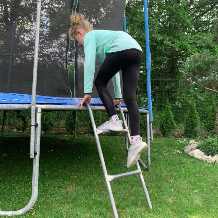 Scara universala din otel pentru trambuline, 2 trepte, 90cm [8]