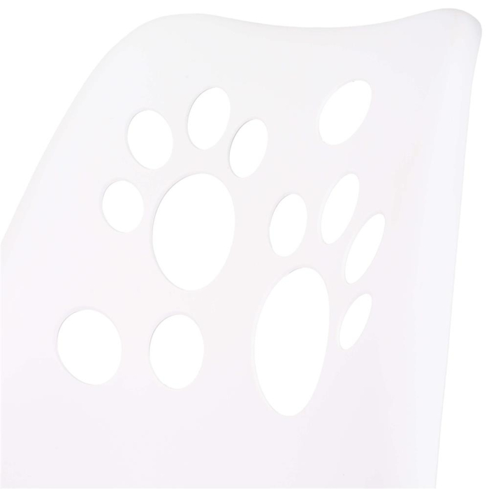 Scaun birou ergonomic, cu sezut din spuma, reglabil pe inaltime, maxim 120 kg, 90x49x48 cm, alb si gri [13]