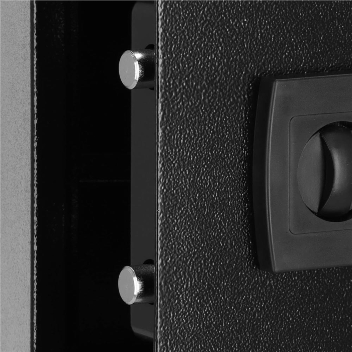 Seif electronic standard cu cifru si cheie, 415x350x310 mm, negru [3]