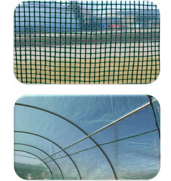 Sera de gradina, tip tunel cu cadru metalic, 250x400x200cm, alba, 10mp [8]