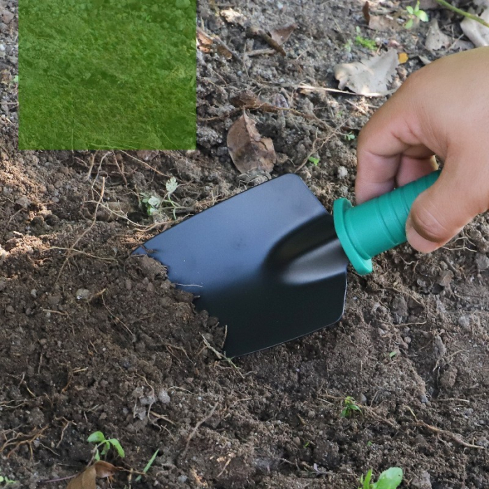 Set 10 accesorii pentru gradinarit , geanta depozitare inclusa, otel inoxidabil, 37 x 28 cm, verde [5]