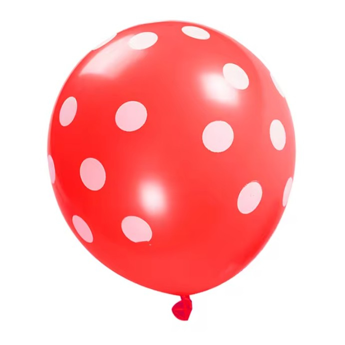 Set 10 Baloane din Latex, , Model Party Buline, 2x Albastru, 2x Verde, 2x Mov, 2x Roz, 2x Rosu, 23 cm, 1.4g [4]