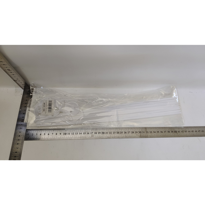 Set 10 Bete cu Rozete pentru Baloane, , Suporturi de plastic, Usor de instalat, Reutilizabil, Pentru aniversare, Nunta, Ziua de Nastere, Decor, 40 cm, Transparente [2]