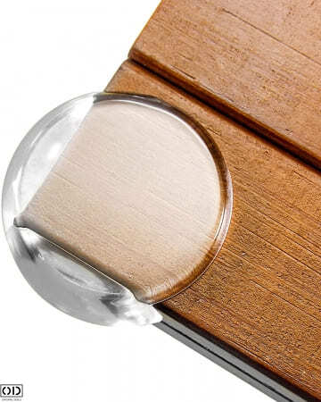 Set 10 Coltare din Silicon pentru Protectie Ridicata la Colturile Mobilei, pentru Siguranta Copii, din Silicon, Rotund [5]