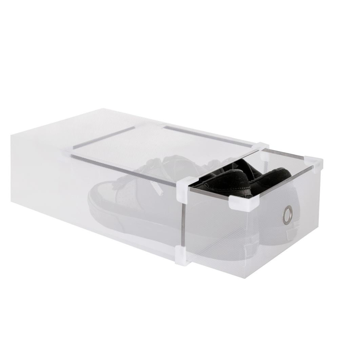 Set 10 cutii organizare pentru pantofi, 34x22x13, transparent [9]