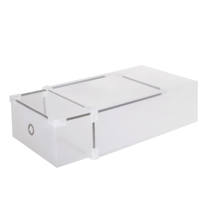 Set 10 cutii organizare pentru pantofi, 34x22x13, transparent [2]