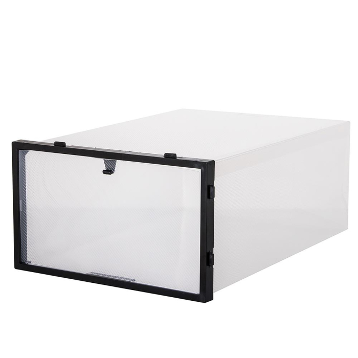 Set 10 cutii organizare pentru pantofi, 34x23x13, transparent [3]