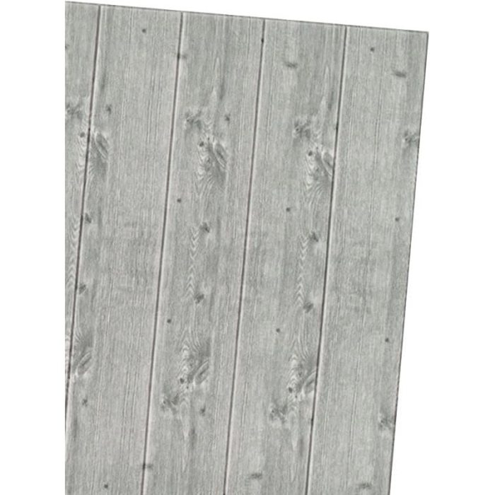 Set 10 Placi Tapet 3D, , 70 x 70 cm, Grosime 3 mm, din Rasina, Tip Placi de Lemn, Suprafata Acoperita 4.9 mp, Gri Inchis [3]