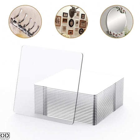 Set 10 Placute Dubluadezive Multifunctionale, Premium, Transparent, 6 x 6 cm [10]