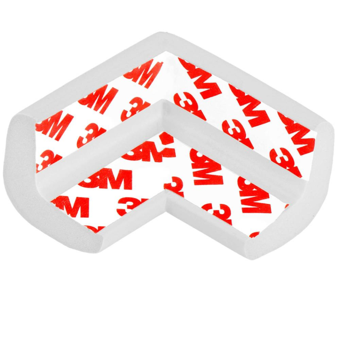 Set 10 protectii colturi pentru siguranta copii, 60x35mm, spuma EPE, gri [16]