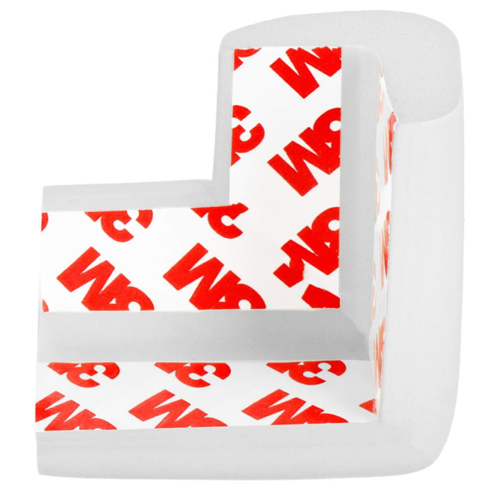Set 10 protectii colturi pentru siguranta copii, 60x35mm, spuma EPE, gri [17]