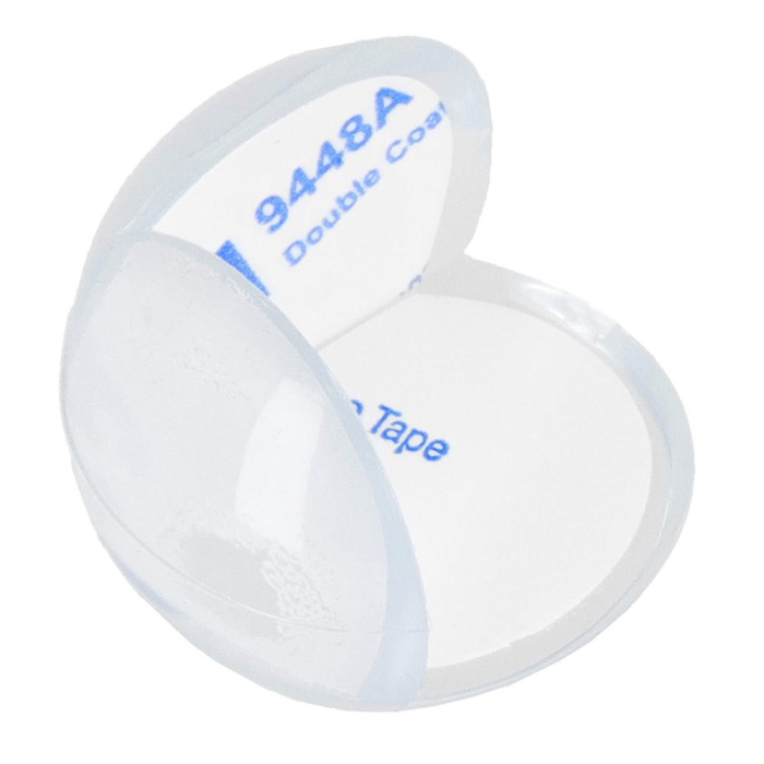 Set 10 protectii colturi pentru siguranta copii, drepte, 40x20mm, silicon, transparent [8]