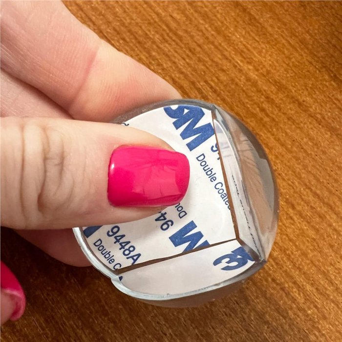 Set 10 protectii colturi pentru siguranta copii, drepte, 40x20mm, silicon, transparent [5]