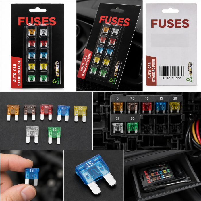 sigurante auto set, sigurante auto low profile, mini sigurante auto, sigurante bloc electric, sigurante multimarca, sigurante auto 5A 30A, kit sigurante masina, set 10 buc sigurante auto, sigurante auto universale, sigurante electrice auto originale [3]