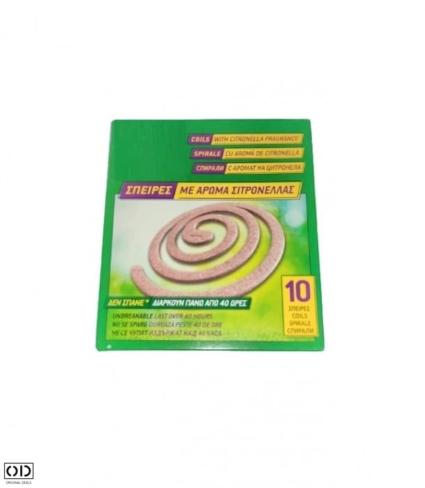 Set 10 Spirale cu Citronella pentru Gradina Impotriva Tantarilor si a Insectelor, Universal [1]