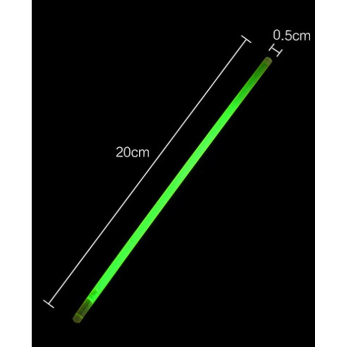 Set 100 Bratari Luminoase, , pentru Petreceri, Fosforescente, Glow Sticks, 20 cm, Multicolor [3]