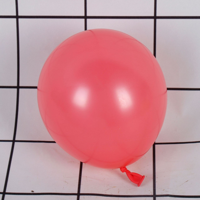 Set 12 Baloane, , din Latex Macaroon, 30 cm, Rosu [6]