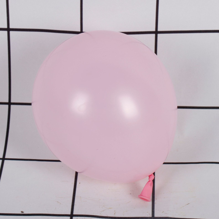 Set 12 Baloane, , din Latex Macaroon, 30 cm, Roz [3]