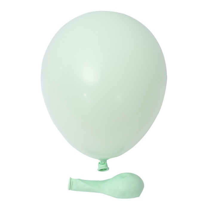 Set 12 Baloane, , din Latex Macaroon, 30 cm, Verde [3]