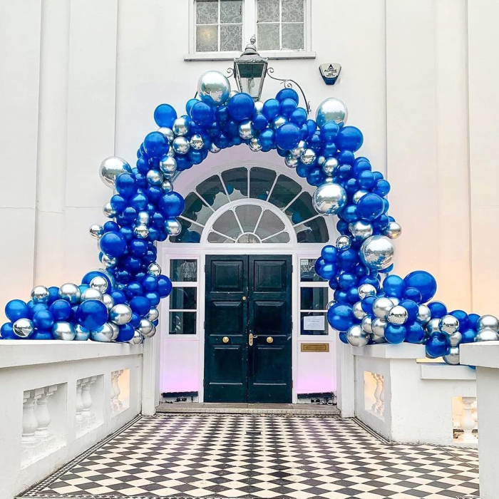 Set 12 Baloane, , din Latex Standard, 13 cm, Albastru [5]