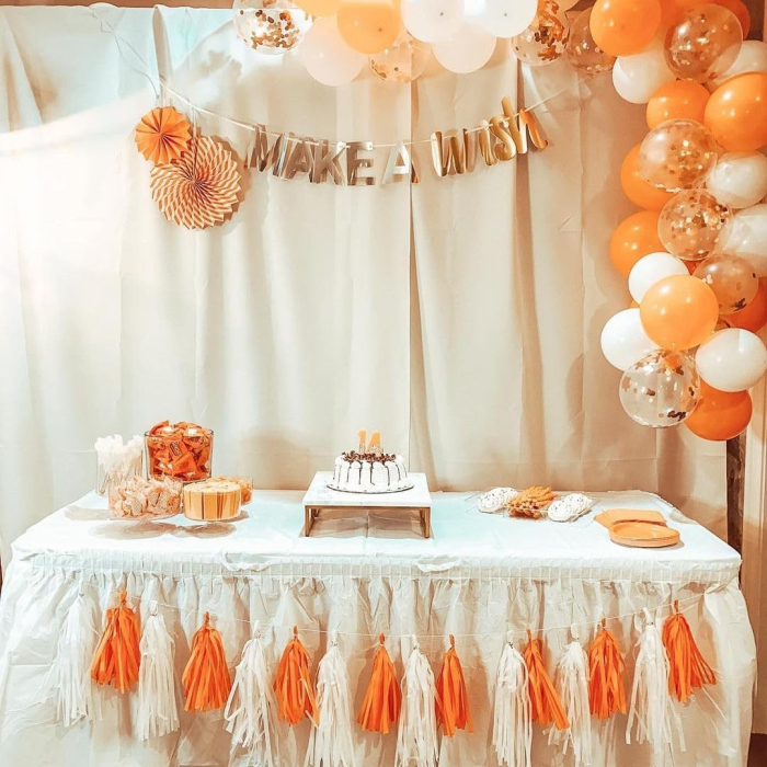 Set 12 Baloane, , din Latex Standard, 13 cm, Portocaliu [4]