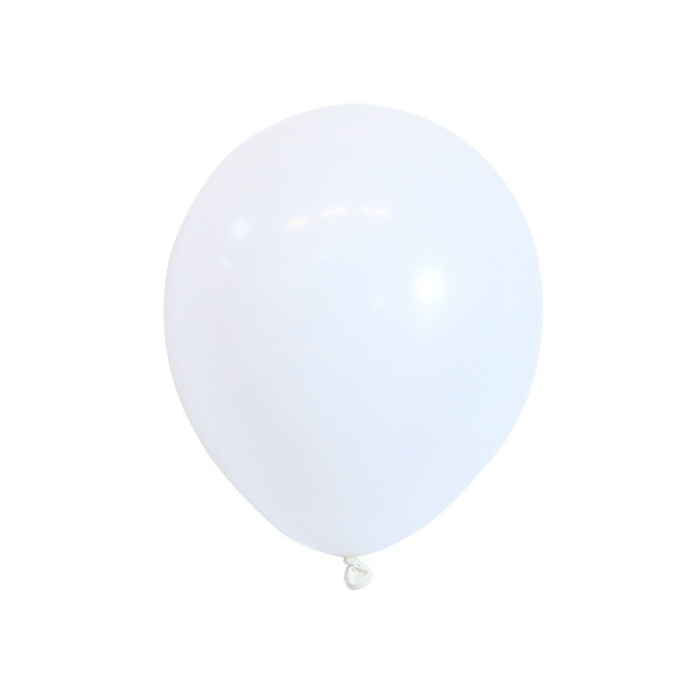 Set 12 Baloane, , din Latex Standard, 25 cm, Alb [5]