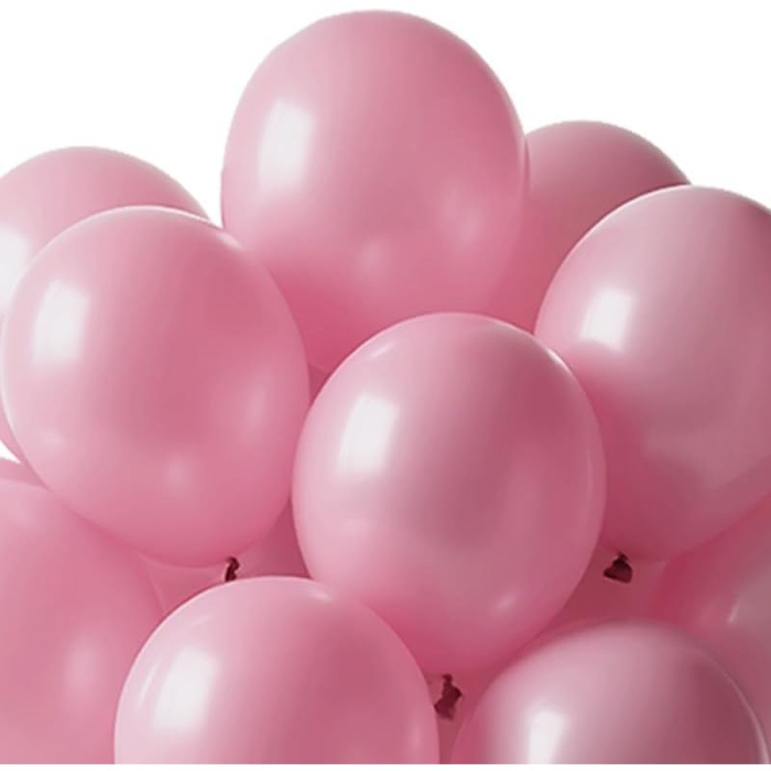 Set 12 Baloane, , din Latex Standard, 30 cm, Roz Deschis [4]