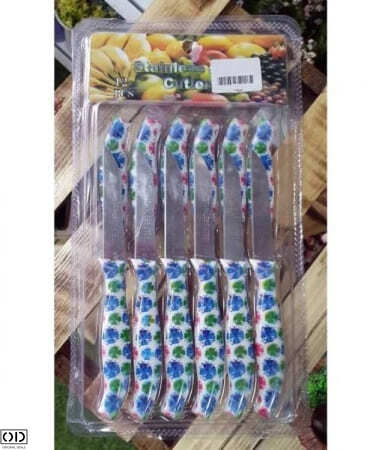 Set 12 Cutite de Bucatarie pentru Curatat, Decojit si Taiat Fructe si Legume, 16 cm, Otel Inoxidabil, Original Deals® [3]