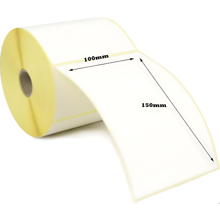 Set 12 Role Etichete Autoadezive Termice 100x150mm, 1000 Etichete/Rola, Etichetare Rapida si Precisa [2]